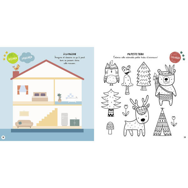 Auzou Zestaw Artystyczny Uczę się Rysować 3+