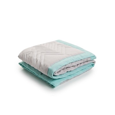 Mama Designs Mata Grey Turquoise 100x100cm