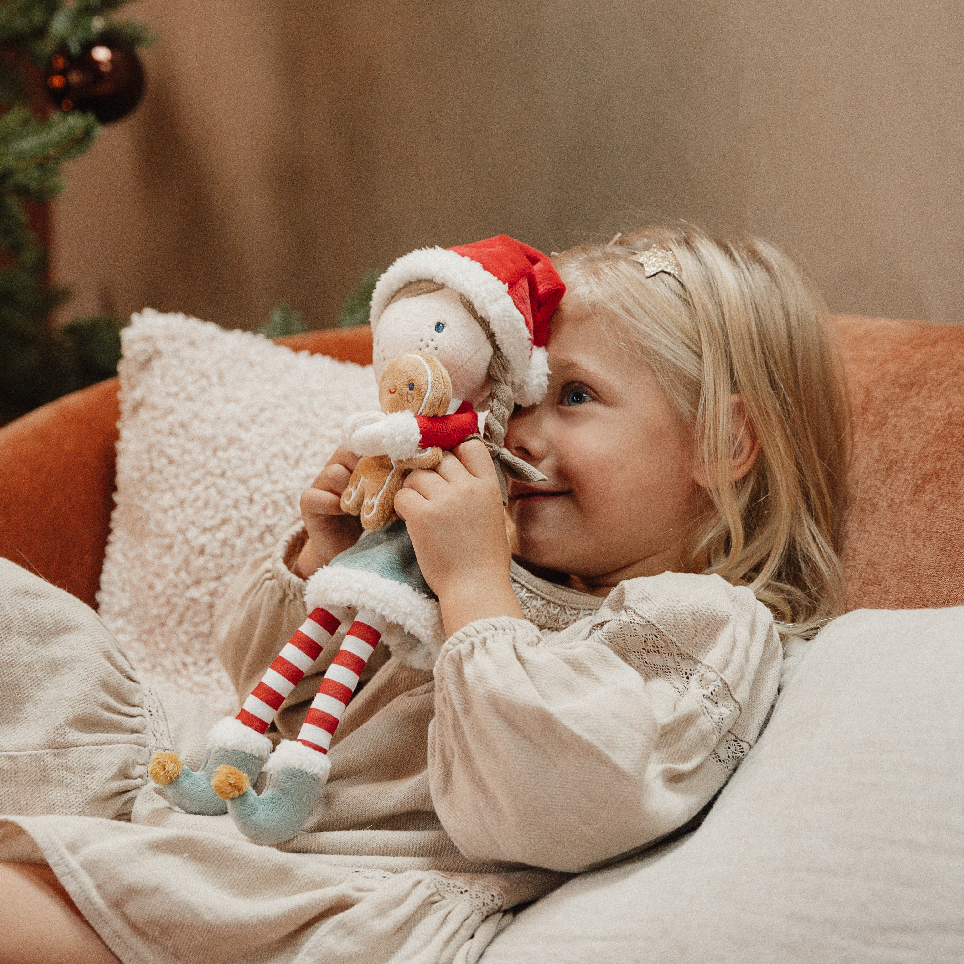 Little Dutch, Laleczka X-mas Rosa 35 cm