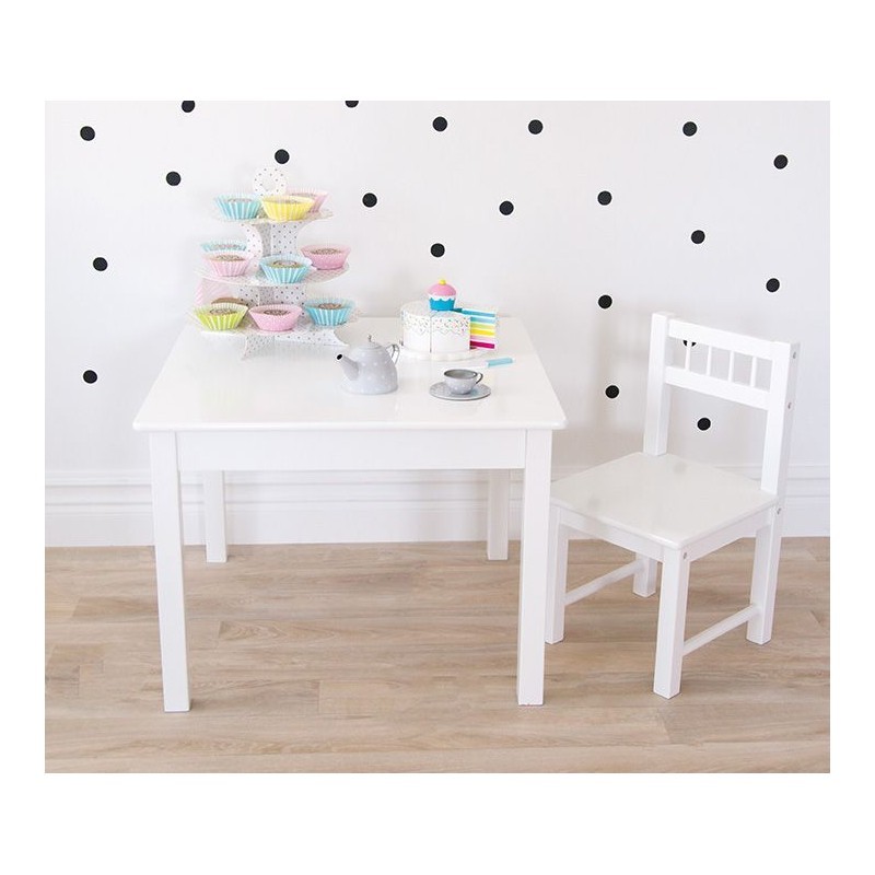 JaBaDaBaDo Biały Stolik Kwadratowy 1+