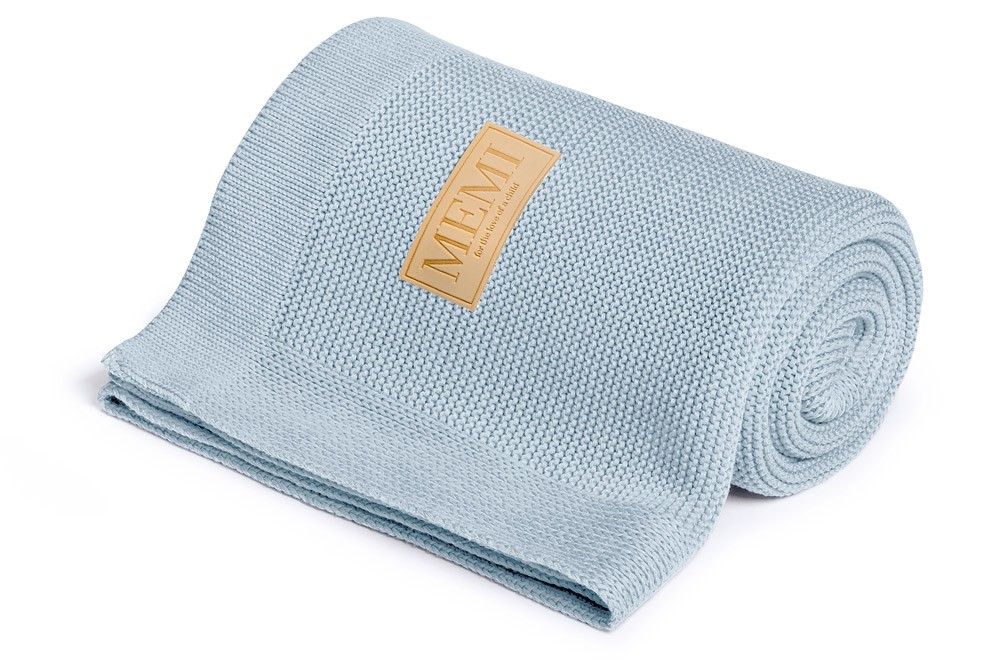 My Memi Bambusowy Kocyk 80x100 Baby Blue 0+