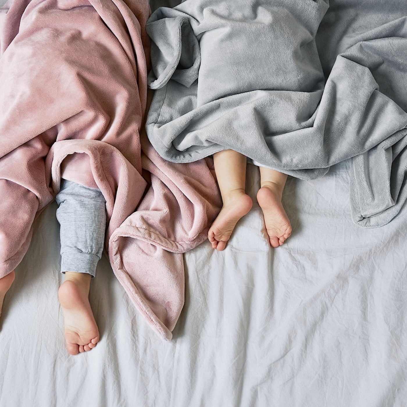 Poofi, Kocyk Minky - srebrzysty szary