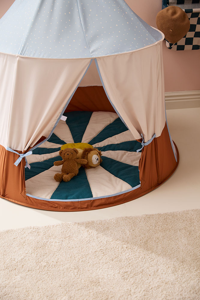 Kid's Concept Namiot do Zabawy Circus Niebieski Tipi 115x115x120