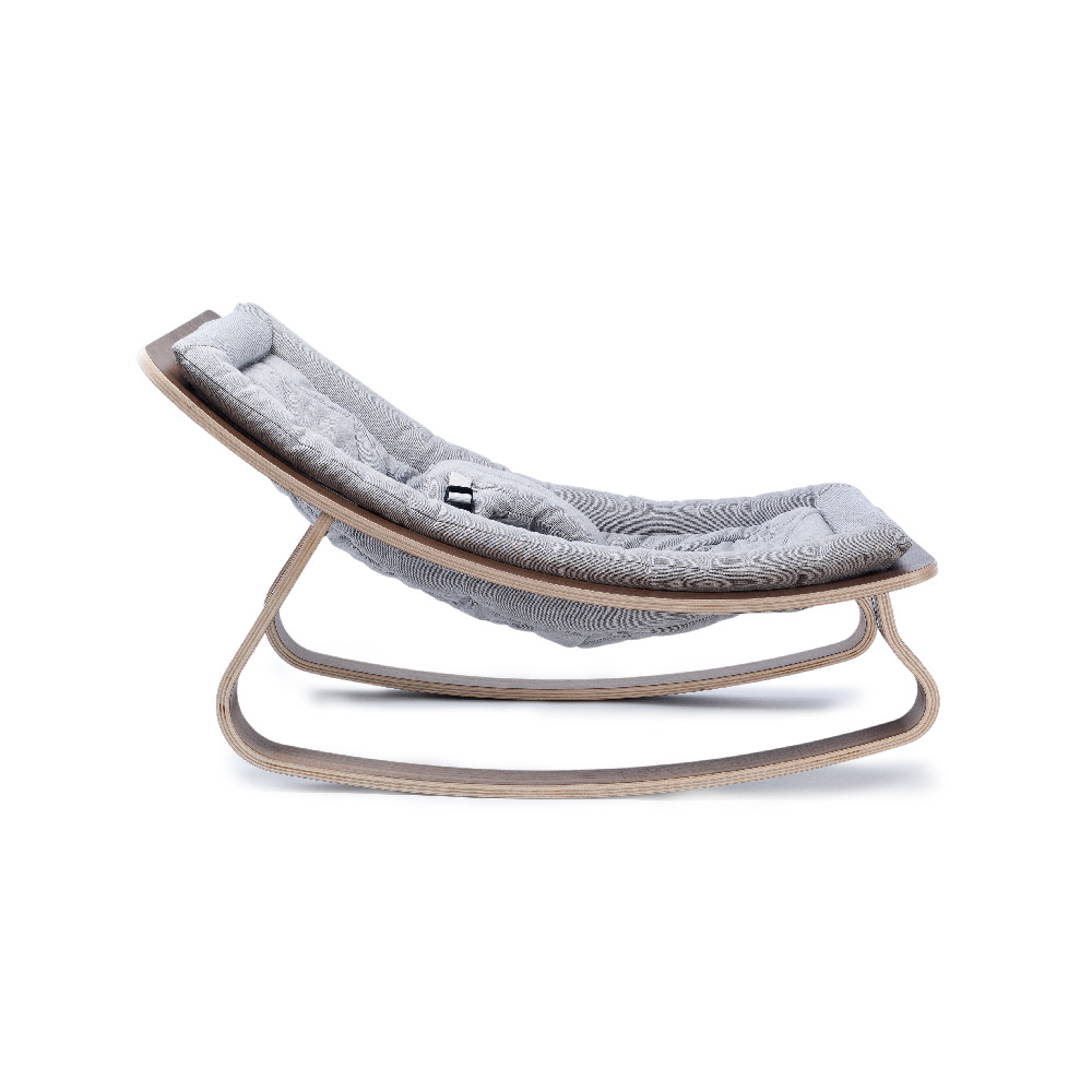 Charlie Crane Leżaczek Levo orzech Sweet Grey 0+