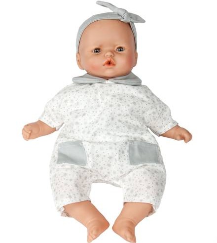 Barrutoys Lalka Szare gwiazdki 36cm 18m+