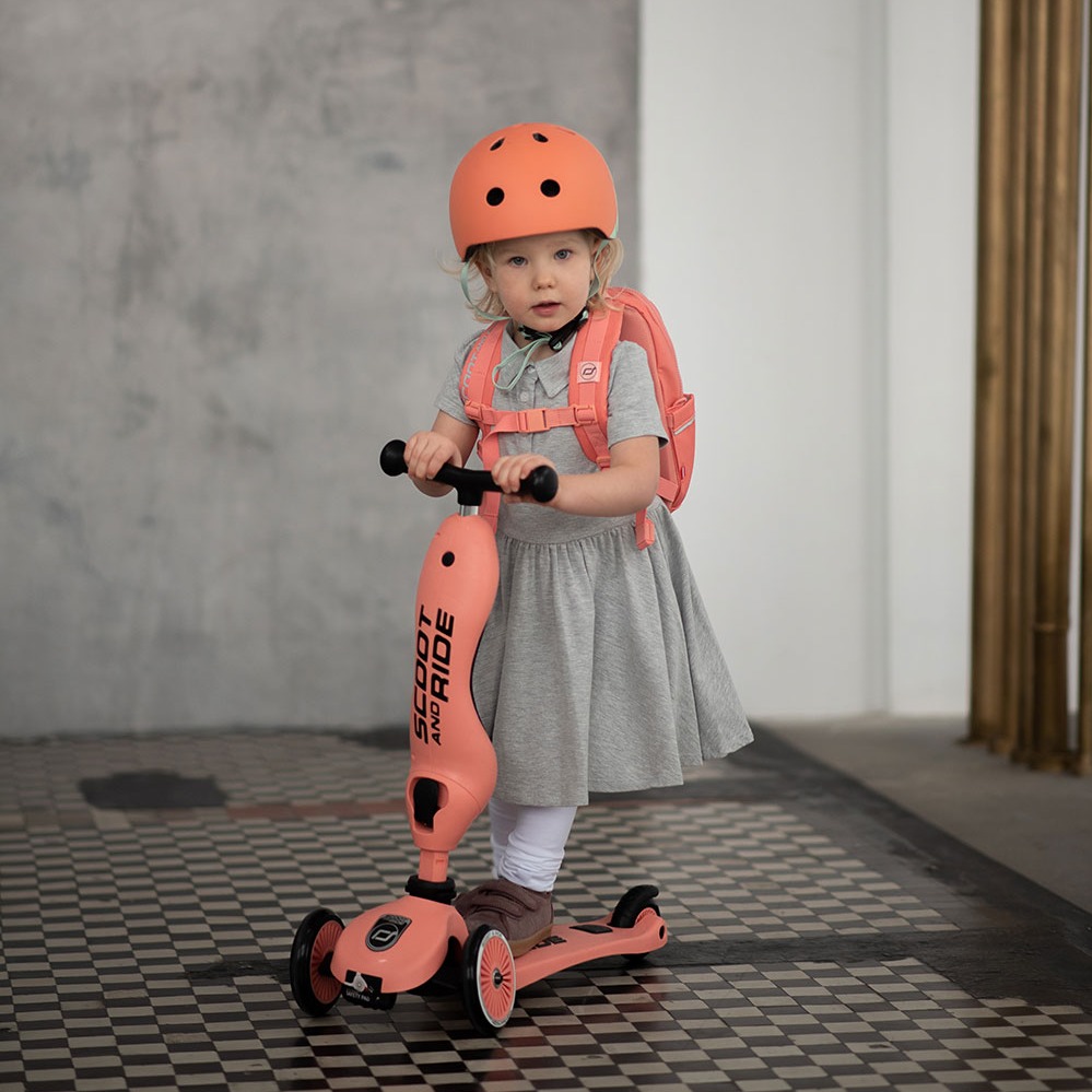 Scootandride Kask XXS-S Peach 1-5 lat