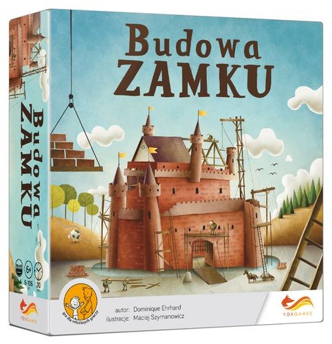 Gra Budowa Zamku Drewniana Edukacyjna 3+