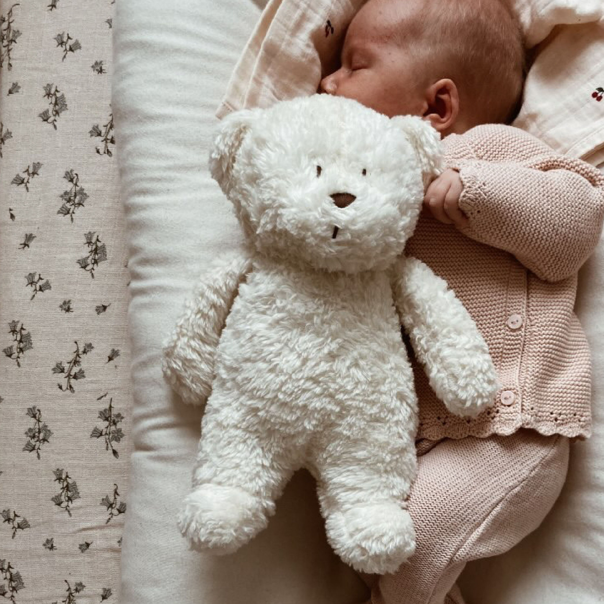 Moonie, Polar - Szumiący miś organic z lampką - limitowana edycja