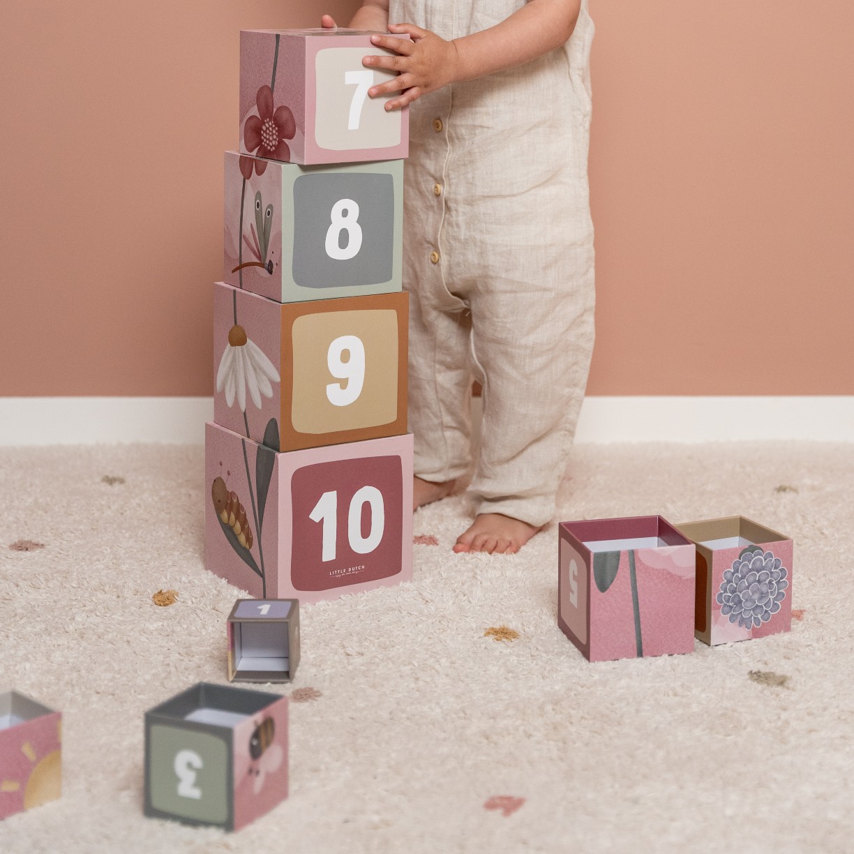 Little Dutch Wieża Kartonowa Flowers & Butterflies 18m+