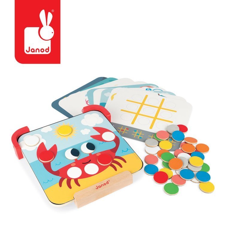Janod Układanka magnetyczna Uczę się kolorów 2+ lat