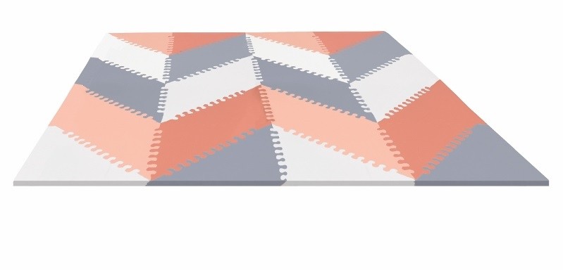 Skip Hop, mata piankowa Playspot Grey Peach GEO