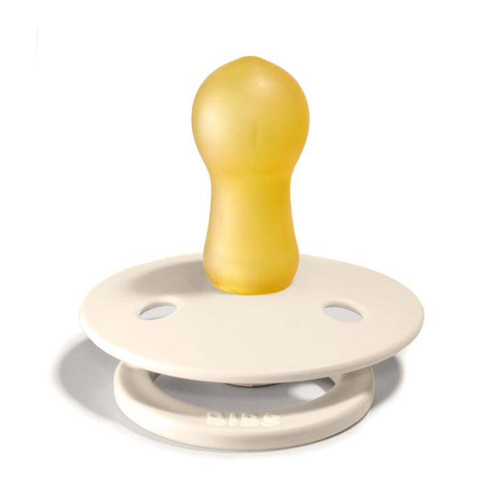 Bibs, 2-Pack Blush & Ivory M Smoczek Uspokajający kauczuk Hevea