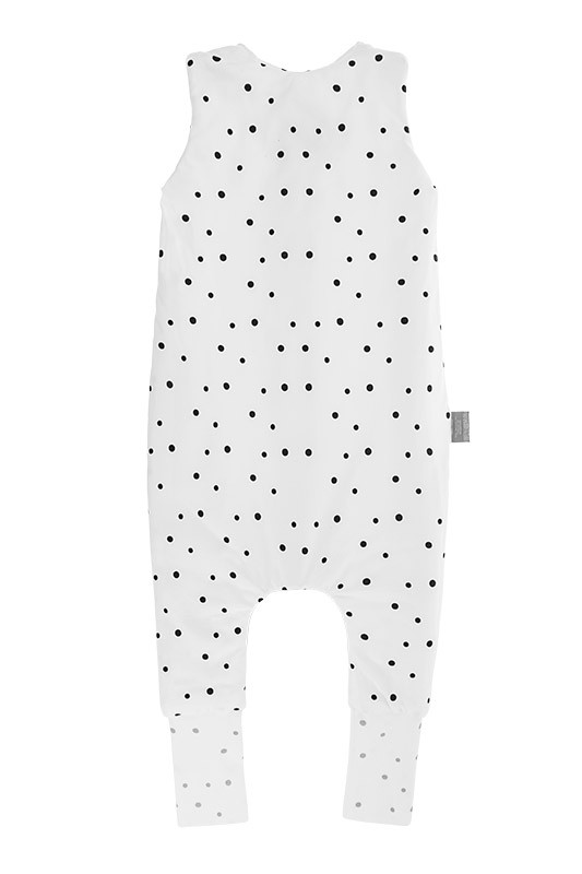 Sleepee Śpiworek z nóżkami Szare/Czarne Kropki M (3-4 lata)