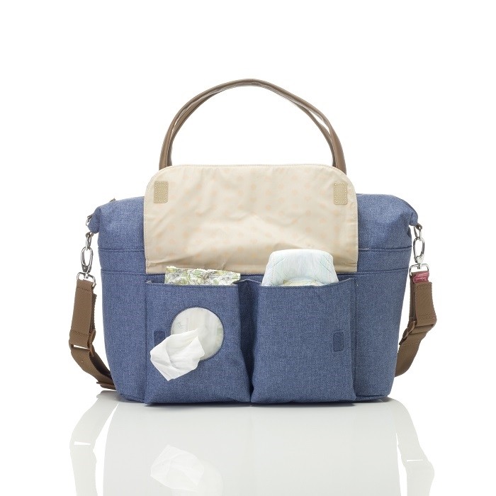 Babymel Torba dla Mamy Jade Mid Blue - Praktyczna | Fabryka Wafelków