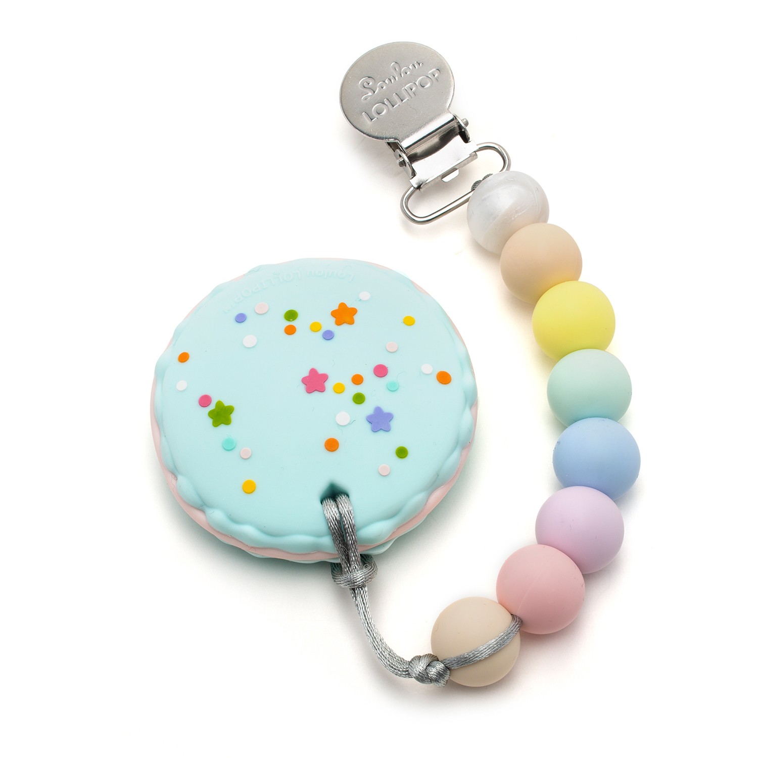 LouLou Lollipop Gryzak Silikonowy Macaron 0+