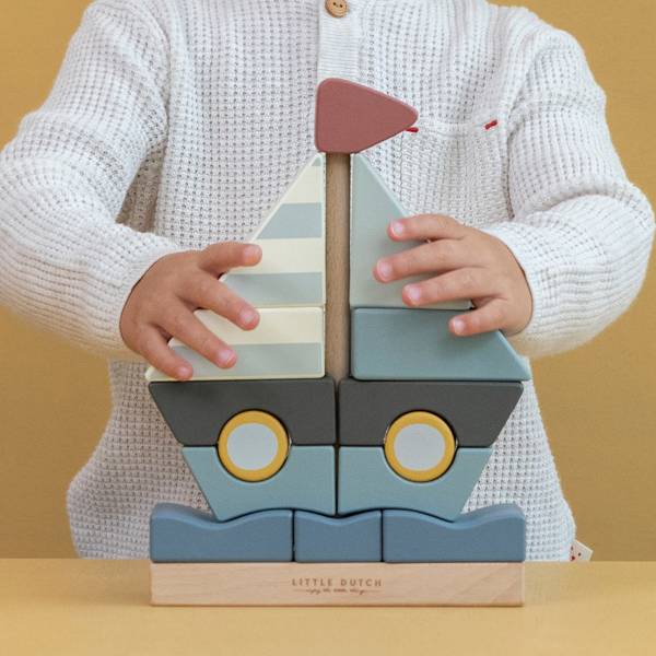 Little Dutch Łódeczka do układania 14el 1+