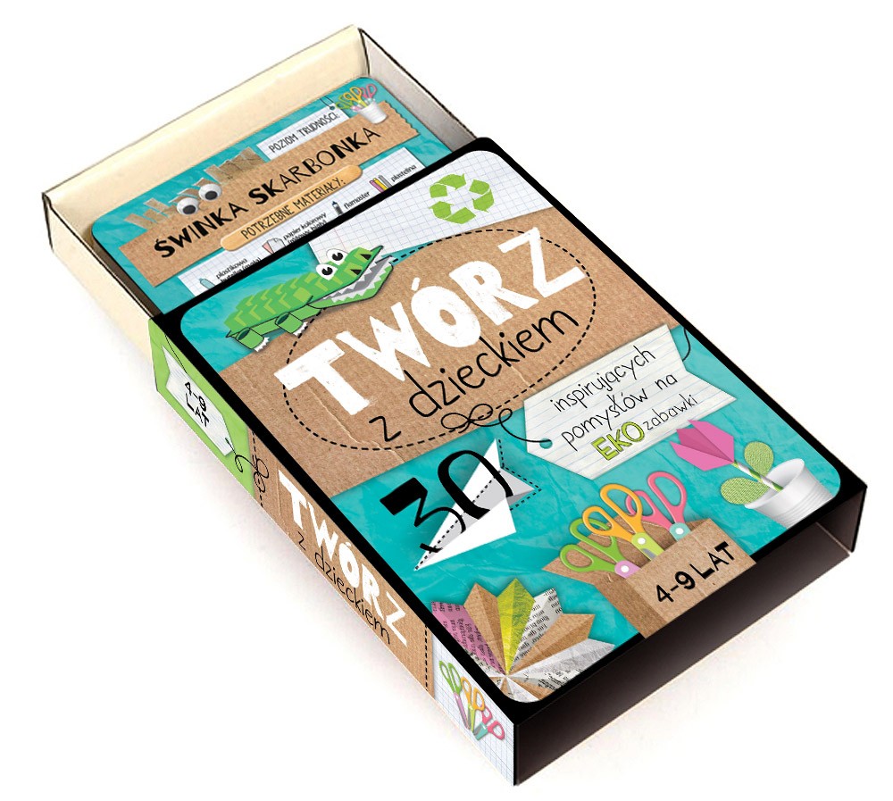 Książka Twórz z dzieckiem. 30 eko pomysłów | Agnieszka Placha