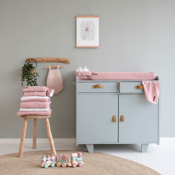 Little Dutch Śpiworek bawełniany Pure pink 110 cm