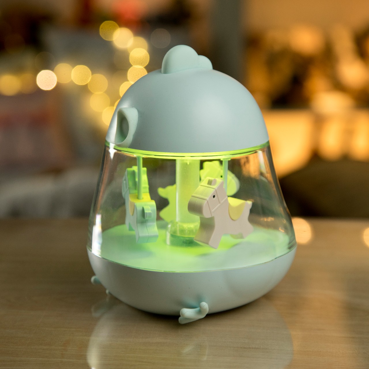 Rabbit&Friends Lampka z pozytywką kurczak niebieska 0+