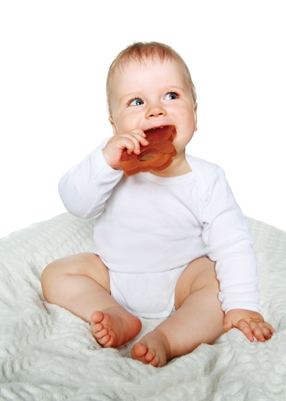 HEVEA Gryzak Panda Naturalny Kauczuk 0+