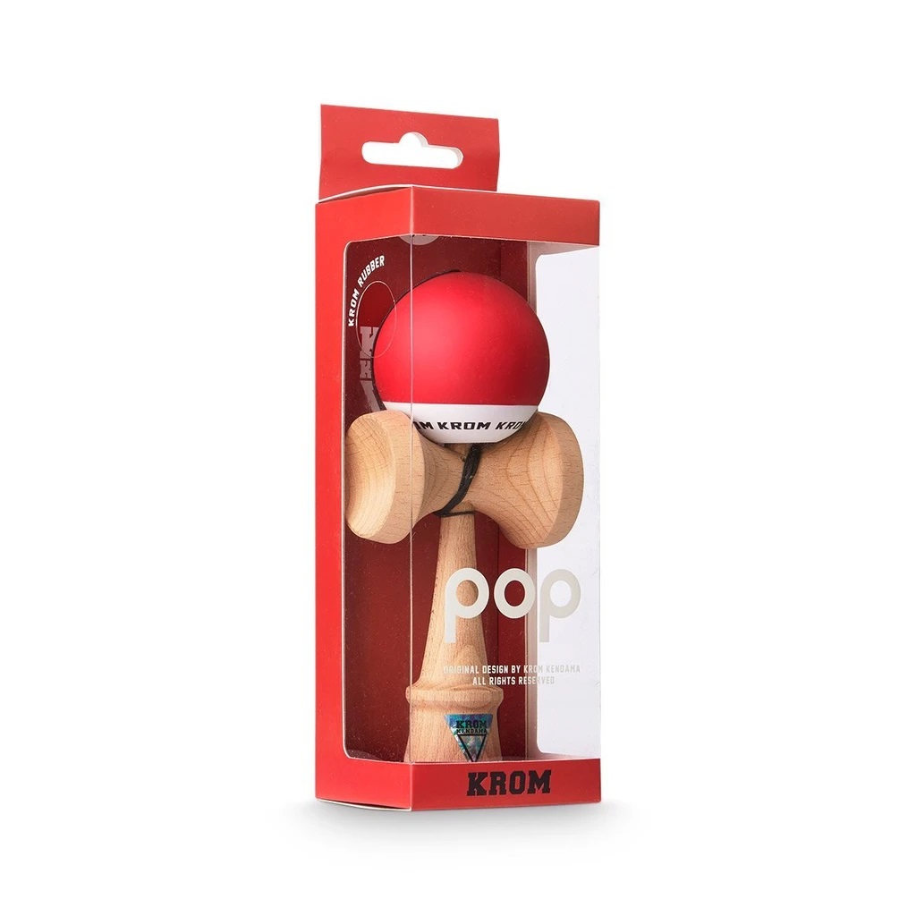 Krom Kendama POP Red - Zabawka Zręcznościowa 6+