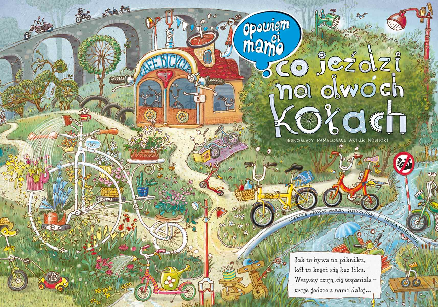 Opowiem Ci Mamo Co Jeździ Na Dwóch Kołach | Książka Edukacyjna 3+