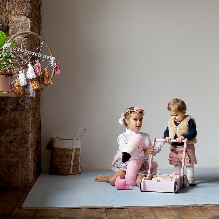 Toddlekind Mata Piankowa Persian Sea Spray Blue 120x180cm 0+