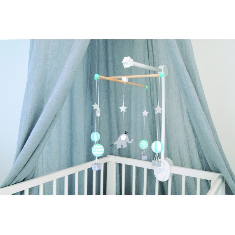 JaBaDaBaDo Drewniany uchwyt do karuzeli Naturalny 0+