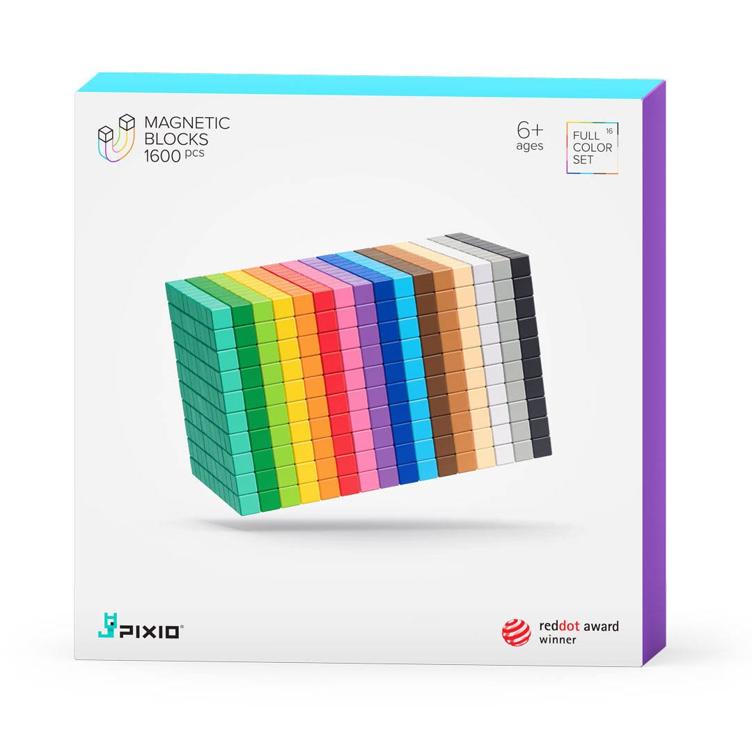 Pixio Klocki Magnetyczne 1600el Design Series 6+