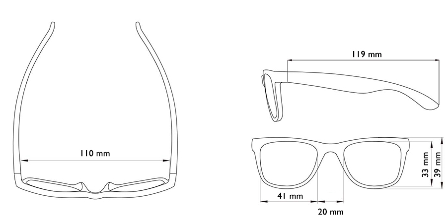 Okulary przeciwsłoneczne dla dzieci Surf   3-5 lat  White Matt 