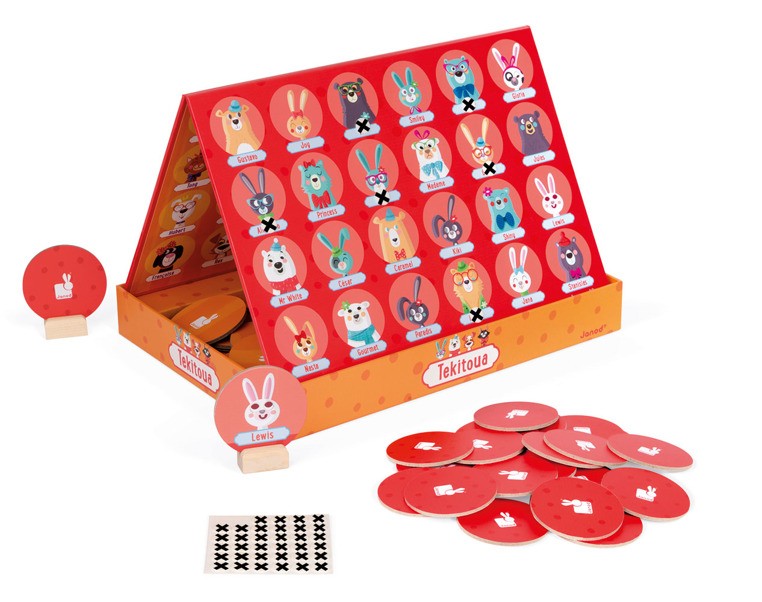 Janod Gra planszowa Zgadnij kim jestem! Zwierzęta 5+