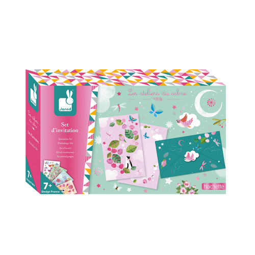 Janod Zestaw zaproszeń 10 sztuk 3+