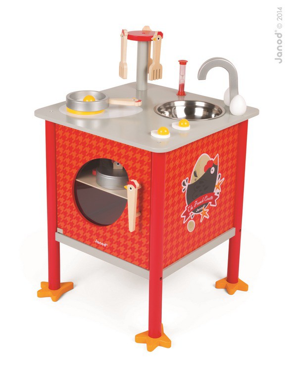 Janod Kuchnia Wyspa French Cocotte Drewniana 3+