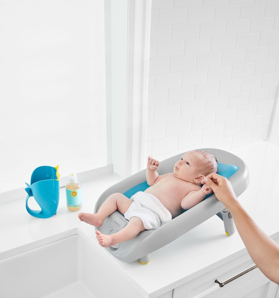 Skip Hop Wanienka Moby Blue 0-6m Wielofunkcyjna | Fabryka Wafelków