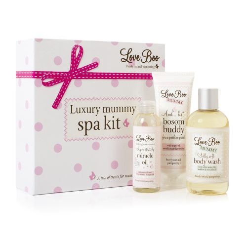 Love Boo, Luksusowy Zestaw Domowe Spa dla Mamy, 3 produkty