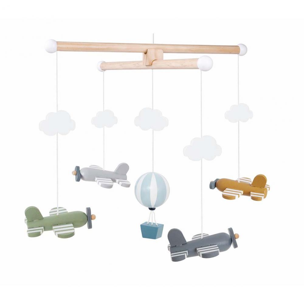 JaBaDaBaDo Drewniane mobile samoloty 0+