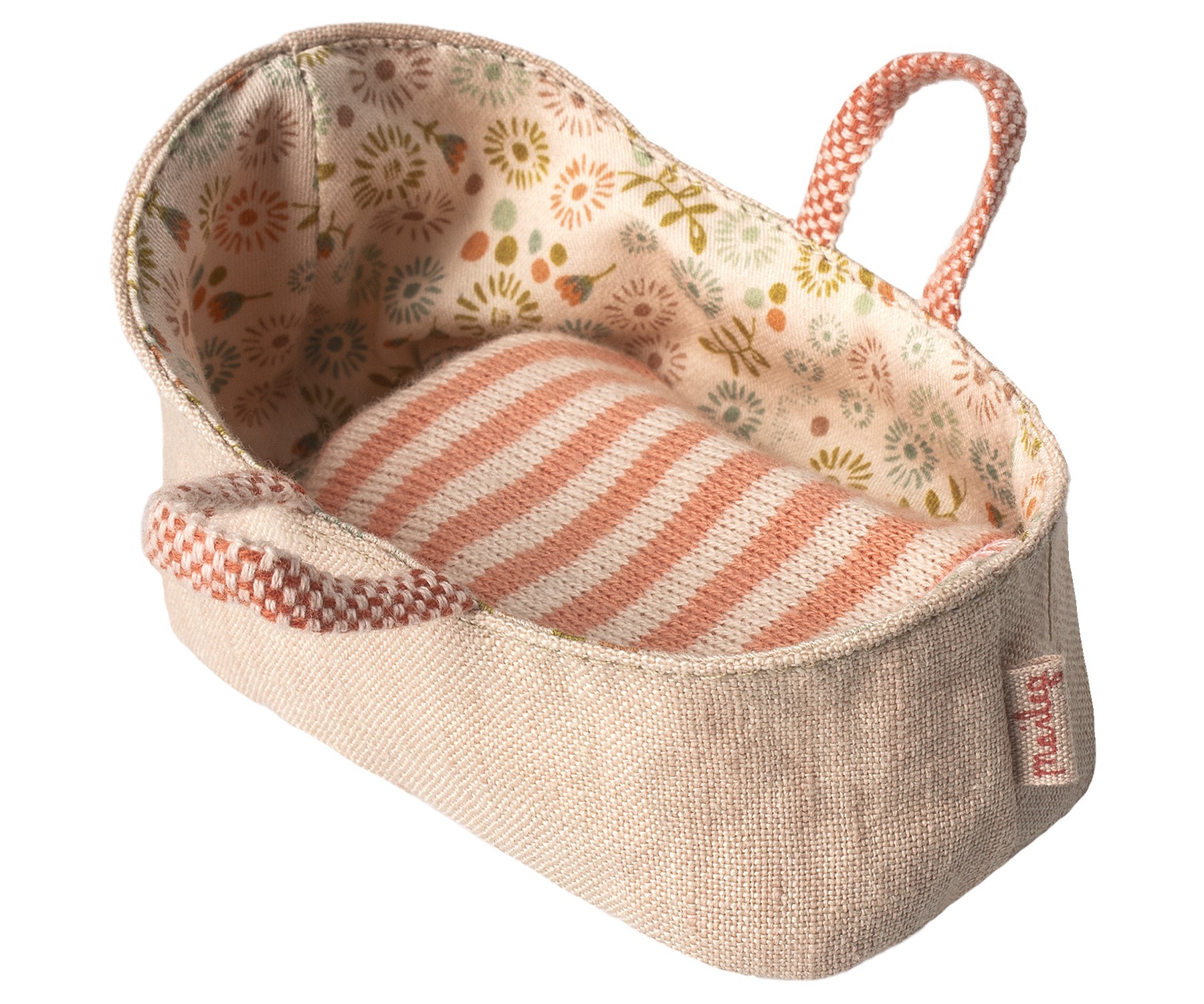 Maileg, Akcesoria dla lalek - Carry cot, My - Rose