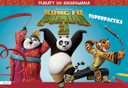 Papilon Plakaty do Kolorowania Kung Fu Panda 3 16 szt. 3+