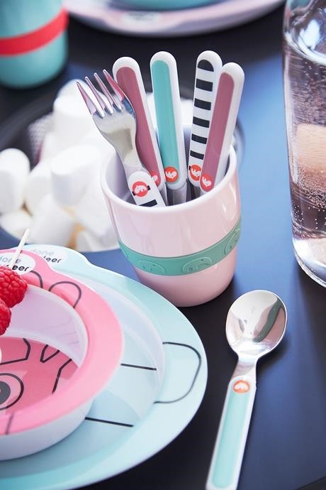 Done by Deer Miska Antypoślizgowa Czerwona 13cm