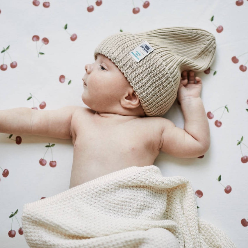 Czapka Beanie Pink No More Czarna 0-24 msc