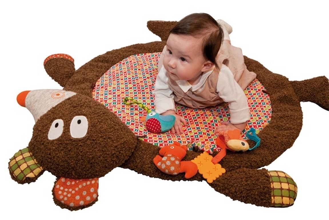 WOODOURS Mata wielofunkcyjna z zawieszkami 85cm 0+