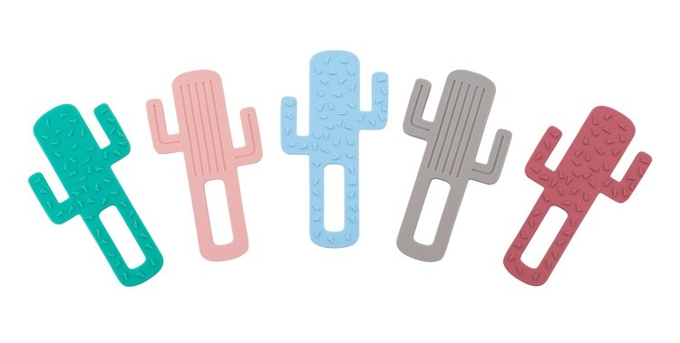 Minikoioi, Gryzak silikonowy Kaktus niebieski