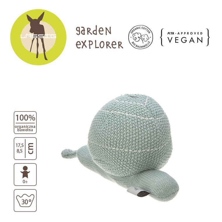 Lassig Dziergana Przytulanka Ślimak z Grzechotką 0m+