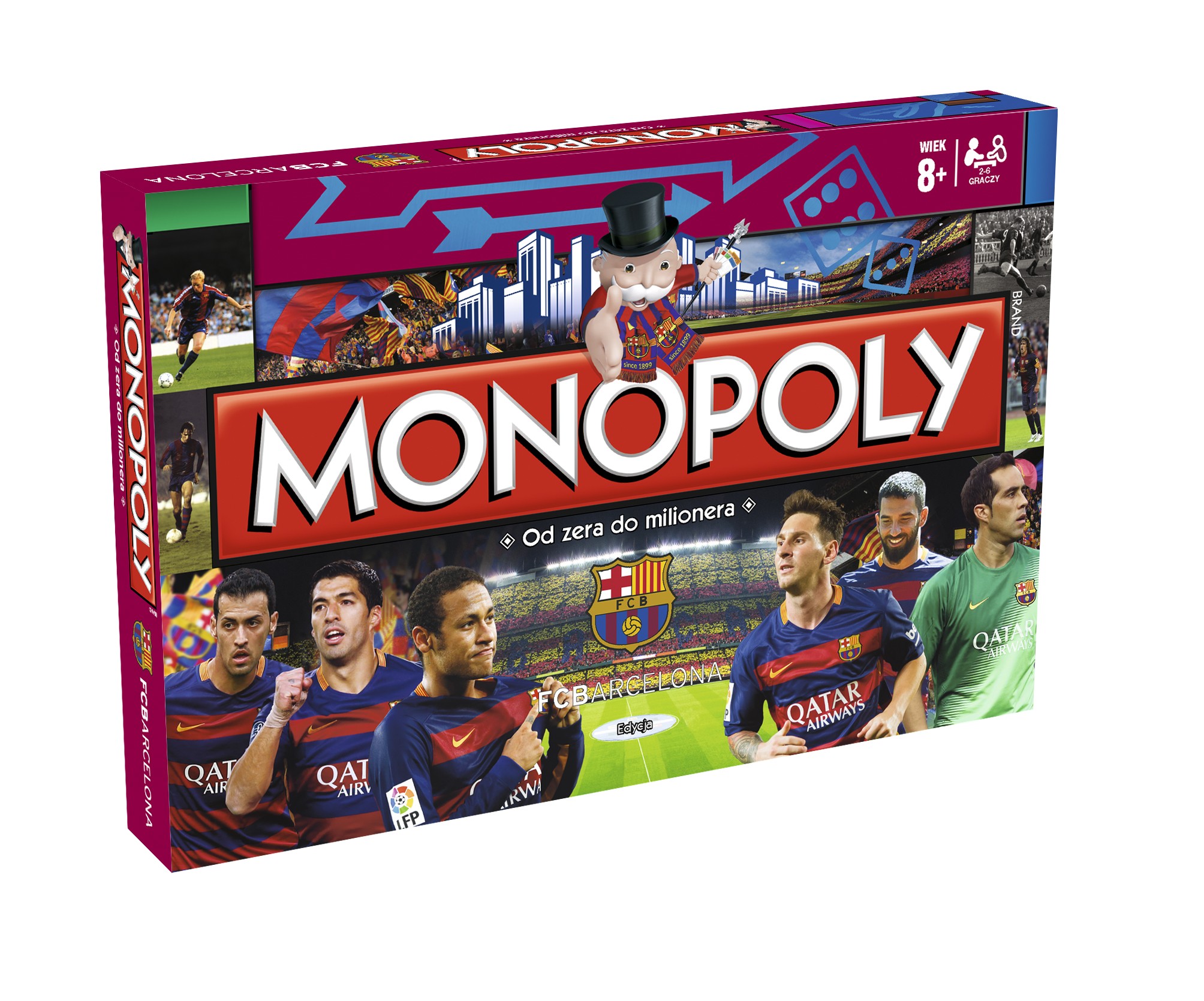 Monopoly FC Barcelona - Gra Planszowa Kolekcjonerska