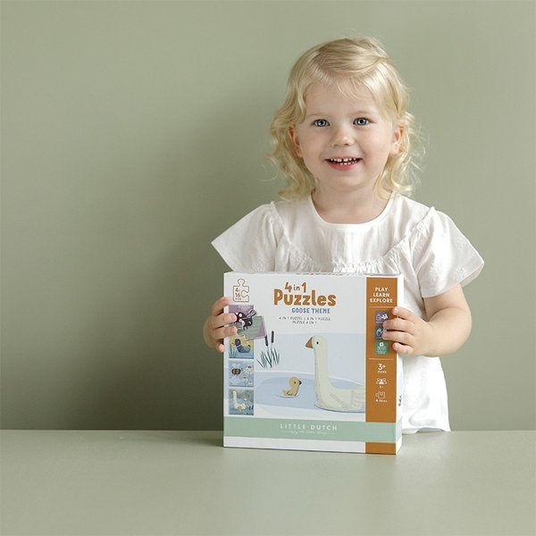 Little Dutch Puzzle 4 Zwierzątka 2+ lat