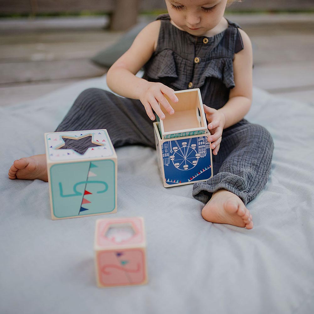 Janod Piramida Wieża Żyrafka Sophie 12m+