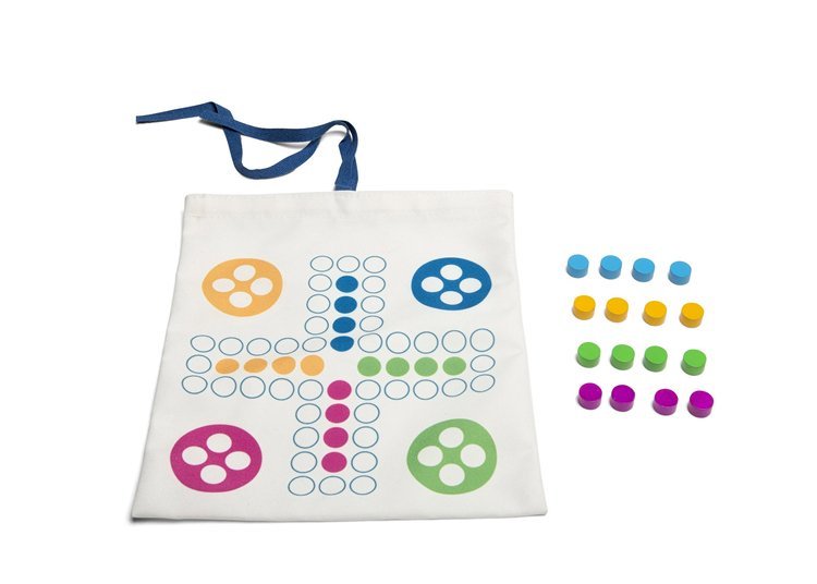 BS Toys Podróżna Gra 2w1 Chińczyk Drabinka 4+