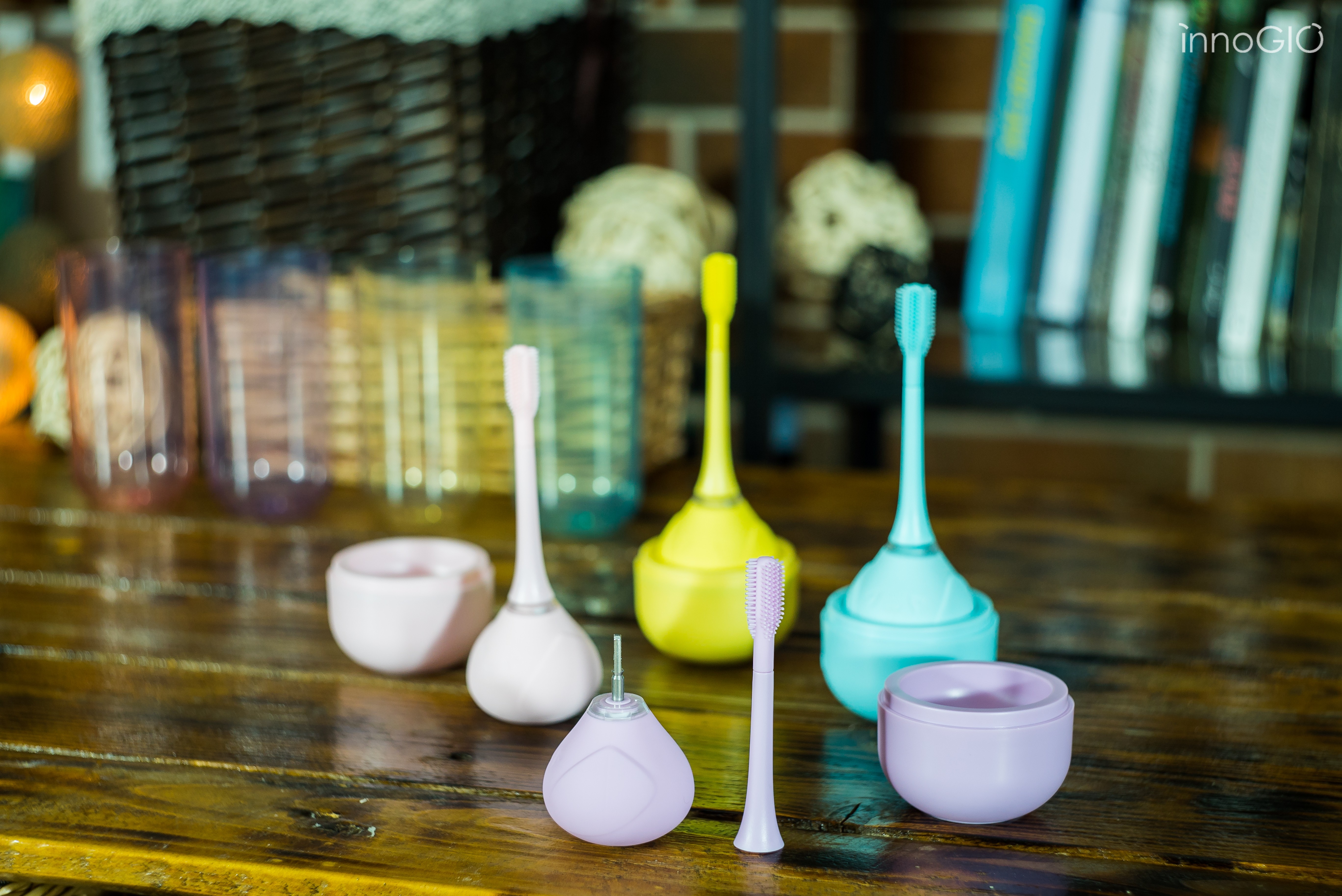 InnoGio Soniczna Szczoteczka 360° Niebieska 2-8 lat