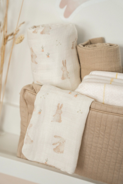 Little Dutch Ręcznik muślinowy z kapturem 75x75 cm 0+