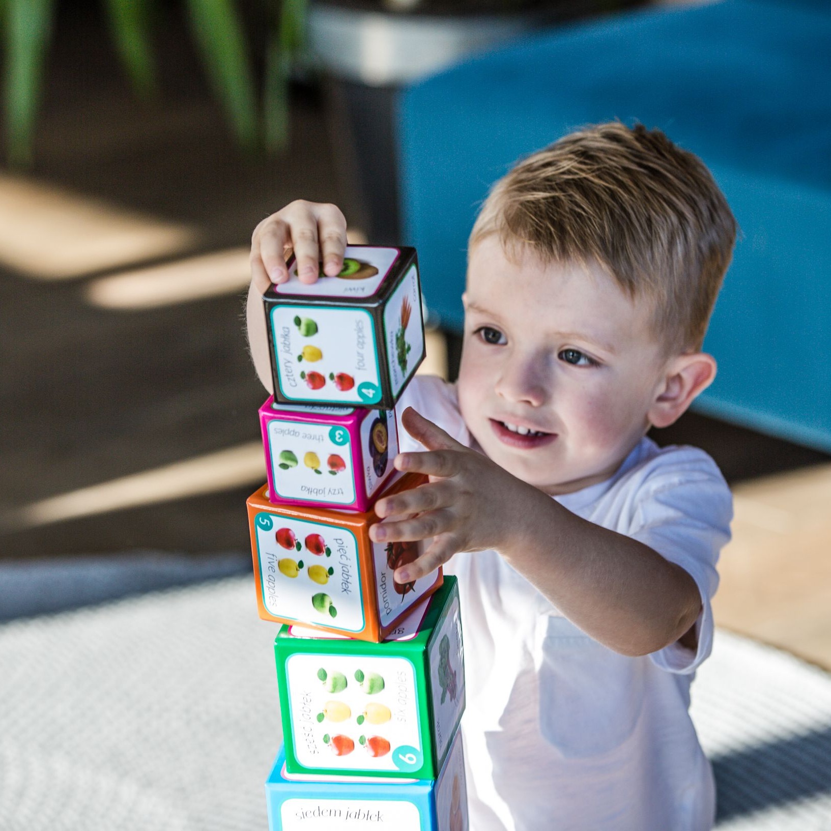 Piramida Zabaw Owoce i Warzywa 12el 1+